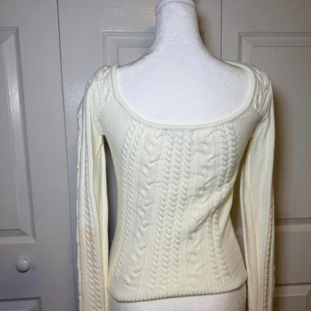 Majorelle‎ Fallone Knit Ivory Sweater Size Medium_5